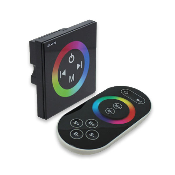TM083 DC12-24V 3 Channel DMX Touch Panel Decoder With 2.4G Remote Control TM083 DC12-24V 3 Channel DMX Touch Panel Decoder With 2.4G Remote Control